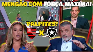 PALPITES PARA FLAMENGO x BOTAFOGO! "TITE APRENDEU" VAI COM FORÇA MÁXIMA!