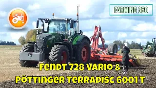 Fendt Demonstrations 2022 | Fendt 728 Vario & Pöttinger Terradisc 6001 T