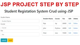 JSP Project Step by Step
