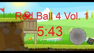 Red Ball 4 Vol. 1 any% speedrun 5:43