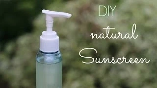 DIY Natural Sunscreen