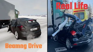 Аварии на реальных событиях I Beamng.Drive (#11)