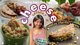 i rated your cheese recipes to find the best one 👑