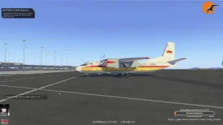 Ан-24РВ. Рейс Стамбул -- Неаполь, X-Plane 11.