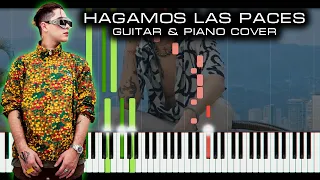 JD Pantoja - Hagamos las paces | Guitarra & Piano Cover | Instrumental Karaoke