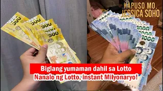 Kapuso Mo, Jessica Soho January 28, 2024 Lalaking Biglang yumaman dahil sa pag taya ng Lotto!