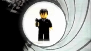 Lego James Bond Gunbarrel Sequence