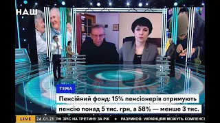 Ірина Ковпашко в ефірі телеканалу «НАШ» розповіла про перерахунок пенсій з січня цього року