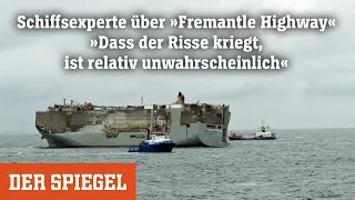 Schiffsexperte über Autofrachter: »Dass der Risse kriegt, ist relativ unwahrscheinlich«| DER SPIEGEL