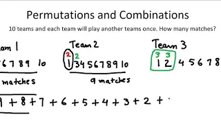 Calculate number of matches in Cricket World Cup - Permutation and Combinations