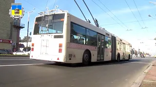 Запорожский троллейбус- Van Hool AG 300T №122 22.10.2020