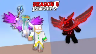 Monster School SEASON 8 PART 2 | KRM GOD MODE - THE FALL OF THE HEROBRINE - Minecraft Animations