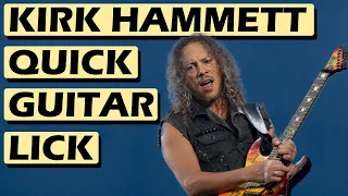 Kirk Hammett ONE - Shred Guitar Lick To Impress | Iconic Quick Licks #metallica #kirkhammet