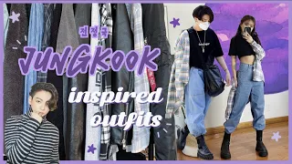 DRESSING LIKE JUNGKOOK FOR A WEEK // INSPIRED OUTFITS