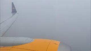 Icelandair Boeing 737 Max 9 / ZRH-KEF / Departure + Foggy Landing