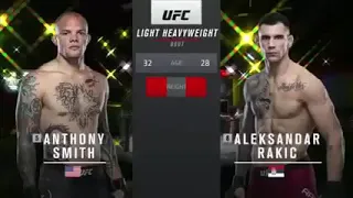 UFC Vegas 8 - Anthony Smith vs   Aleksandar    Rakic