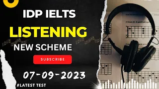 IELTS LISTENING PRACTICE TEST 2023 WITH ANSWERS  07/09/2023