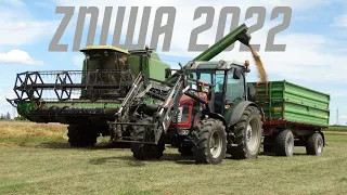 ŻNIWA 2022🌾PSZENŻYTO POD KOSĘ🌾🔥JOHN DEERE 1075 W AKCJI🔥 🐮GR-ZALEWSCY🐮