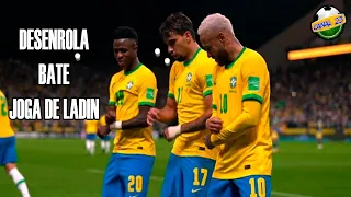 VINICIUS JR, PAQUETÁ E NEYMAR NA DANCINHA  DESENROLA BATE JOGA DE LADIN - L7NNON & OS HAWAIANOS