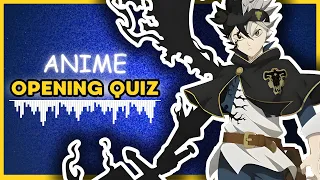 🎶 ANIME OPENING QUIZ! 🔴🔊 Guess the Anime Opening in 5 Seconds! 30 Anime Openings! 🎧👈