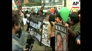 Chile prosecutor wants extradition, protests