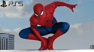 Spider-Man Remastered PS5 - Classic Suit Free Roam Gameplay (4K 60FPS Performance RT)