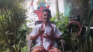 Conversa sobre espiritualidade e afro religiosidade de um jovem no axé. Belém-PA. Maio/2024