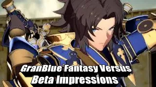 GranBlue Fantasy Versus Beta Impressions