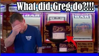 🚨$100 Pinball! WOW! Greg Snuck it in! BIG Jackpot! Plus a New Crazy Slot Machine! 2 Handpays!