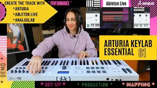Arturia Keylab Essential 61 & Ableton Live *SET UP * PRODUCTION* DEMO* +GIVEAWAY!!
