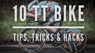 10 TIME TRIAL/TRIATHLON BIKE TIPS, TRICKS AND HACKS IN UNDER 4 MINUTES #nosmallcreator #triathlon