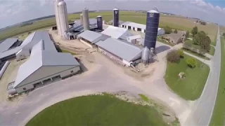 Chopping Corn Silage near Burkettsville Ohio - September 2017