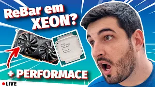 MAIS FPS? HACK em Kit Xeon X99 permite ATIVAR o Resizable BAR! Testes AO VIVO!