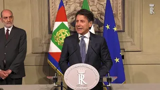 Dichiarazione del Prof. Giuseppe Conte dopo il conferimento dell’incarico