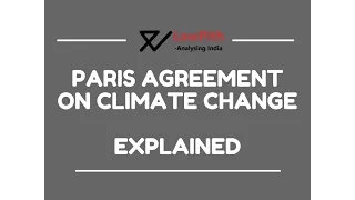 Paris agreement on Climate Change