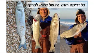 לברקים גדולים! 2023 כריש הדייג | Rami The Shark SEA-BASS