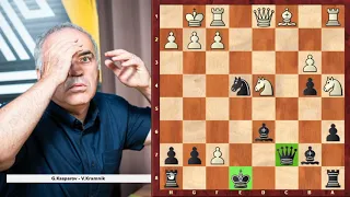 Kramnik šokuje Kasparova, partie která obletěla svět