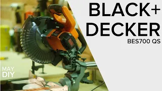 📌 Обзор торцовочной пилы с протяжкой BLACK+DECKER BES700 QS