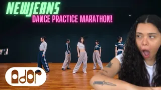 NewJeans (뉴진스) New Jeans / ETA /ASAP / Cool With You! Dance Practice Marathon! | REACTION!!