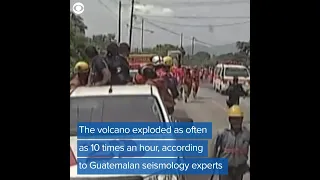 Guatemala Volcano Eruption Forces Evacuation