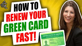 HOW TO RENEW YOUR GREEN CARD FAST! Green Card Expiring and Need to Renew to Travel or Work