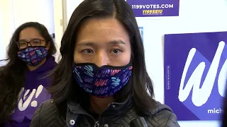 Michelle Wu thanks campaign workers for 'incredible movement'