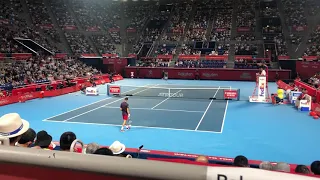 Novak Djokovic vs Go Soeda rakuten japan open 2019 court level
