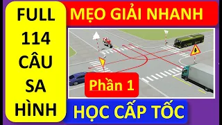 MẸO GIẢI SA HÌNH - 600 CÂU HỎI THI GPLX /thầy chiến - phần 1