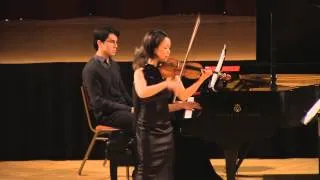 Debussy Clair de lune. Mari Lee, violin Dina Vainshtein, piano in HD (Simon)