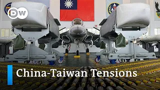 Ongoing threats from China push Taiwan towards the US | DW News