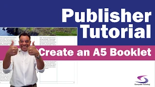 Publisher Tutorial: Create and Print an A5 Booklet - See how you can create a brochure in Publisher