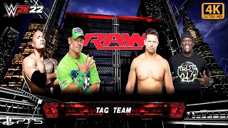 FULL MATCH - The Rock and John Cena vs. The Miz and R-Truth: Raw