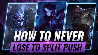 Secrets to STOP Losing to Split Push - League of Legends Patch 12.8