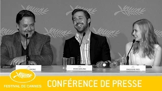 THE NICE GUYS - Press Conference -EV - Cannes 2016